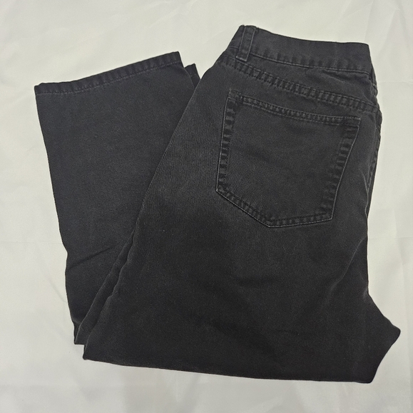 Lauren Ralph Lauren Classic Midcalf Black Jeans! - Picture 1 of 7